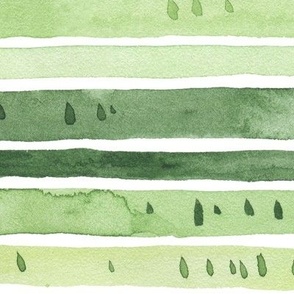 Watercolor stripes light green colors with seed, spots. Kiwi texture 