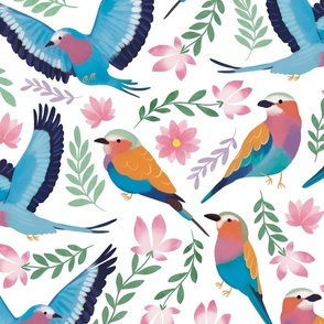 Lilac Birds