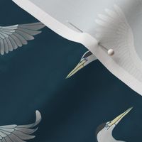 Heron dance - navy
