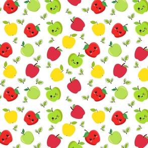 Cute Kawaii Apples