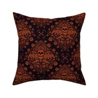 Skull & Bones - Orange & Black - Large