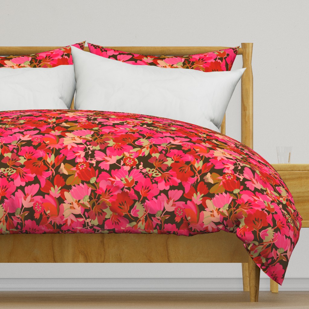 Le Jardin (Large) in Coral Midnight