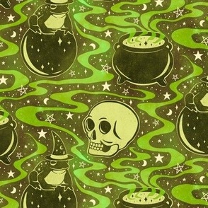 Witches’ Brew - 6" medium - poison green