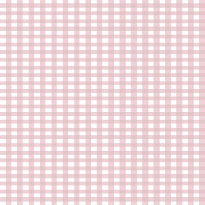 Cotton Candy and White Gingham