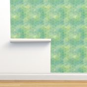 Watercolor Hexagon Kiwi Green Small