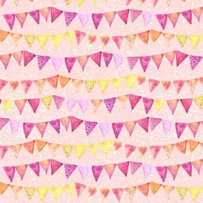 Party Banners Blush Pink Small