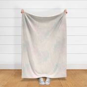A Curtain of Stars - large scale bold pastel flowing abstract (pale orange pink white)