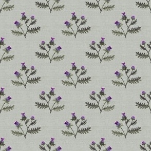 Thistle 02_Decal Purple on Muted Green