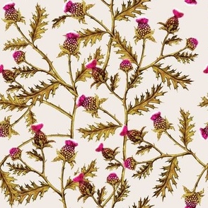 Thistle Brambles NEW Golden Taupe // standard