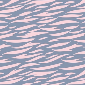 Pink tiger stripes - Large scale