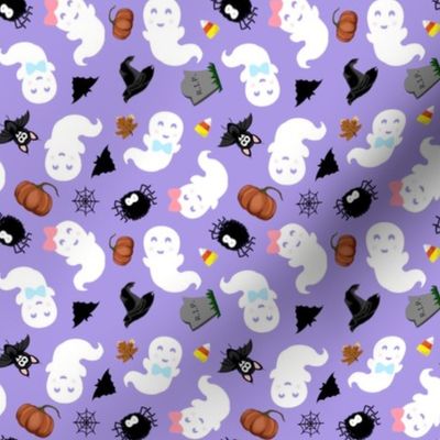 Pastel Halloween Ghosts-Small