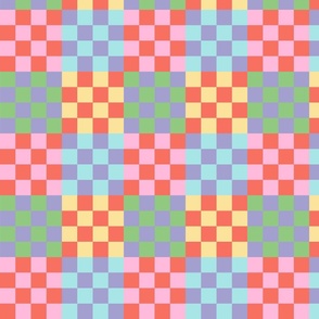 colorful checkerboard