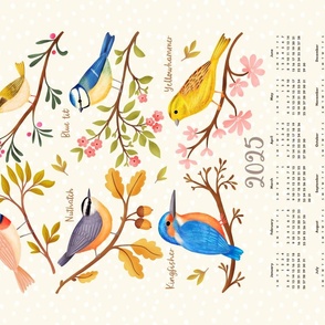 Beautiful Birds 2024 Calendar - Joy of Birding - Birdwatching - Bird Identification