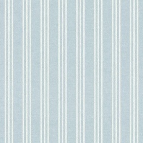 (small scale) Triple Stripes - 3 stripes vertical - coastal blue - LAD22