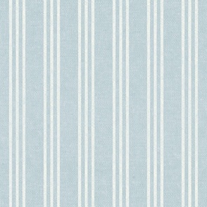 Triple Stripes - 3 stripes vertical - coastal blue - LAD22
