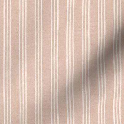 (small scale) Triple Stripes - 3 stripes vertical - blush - LAD22