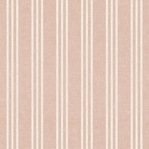 Triple Stripes - 3 stripes vertical - blush - LAD22