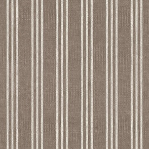Triple Stripes - 3 stripes vertical - taupe - LAD22