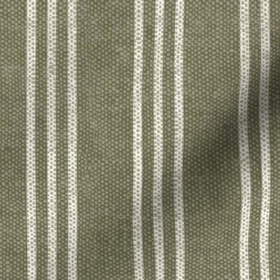 Triple Stripes - 3 stripes vertical - sage green  - LAD22