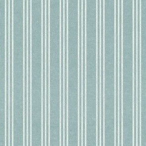 (small scale) Triple Stripes - 3 stripes vertical - dusty blue - LAD22