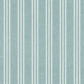 Triple Stripes - 3 stripes vertical - dusty blue - LAD22