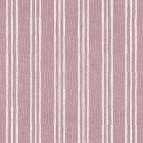 Triple Stripes - 3 stripes vertical - mauve - LAD22