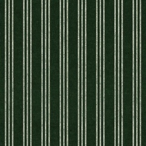 (small scale) Triple Stripes - 3 stripes vertical - forest green - LAD22