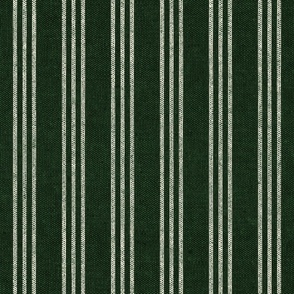 Triple Stripes - 3 stripes vertical - forest green - LAD22