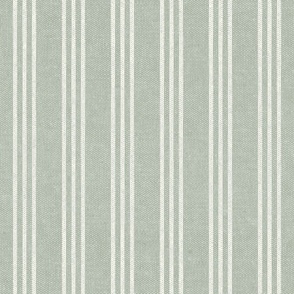 Triple Stripes - 3 stripes vertical - sage - LAD22