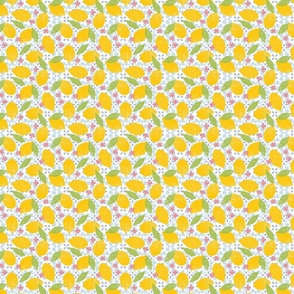 Lemon Tile Pattern - La Dolce Vita - Small Scale