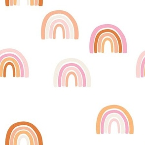 rainbows: sunburst, beach umbrella, pink sparkle, tangy, buff, pink razz