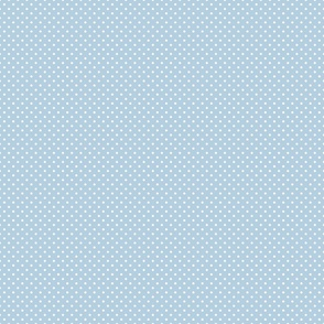 Small Polka Dots in Light Blue