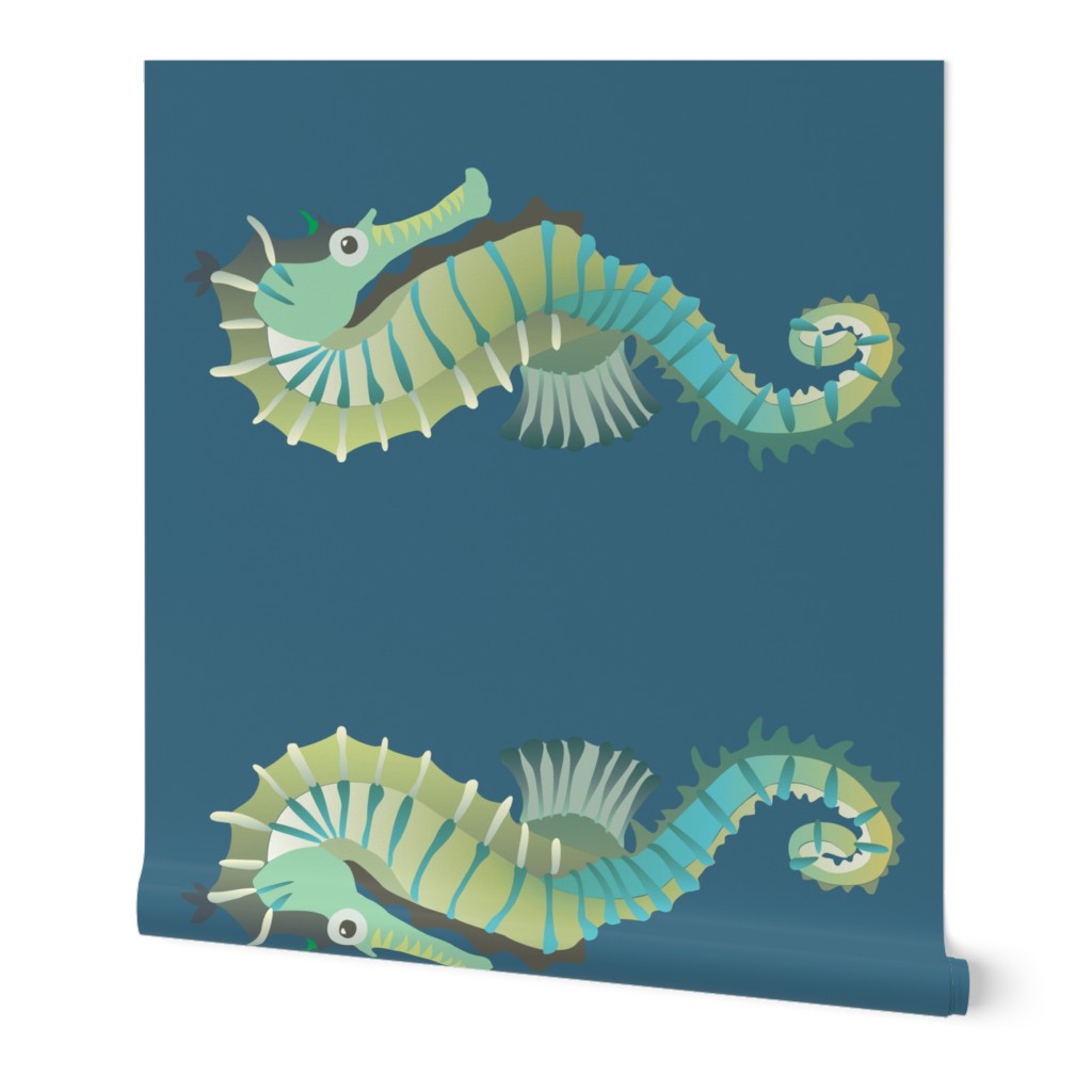 Seahorse - linen FQ