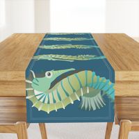 Seahorse - linen FQ