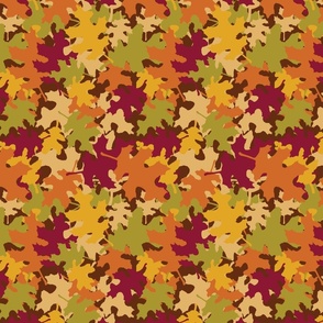 Fall Oak Leaf Abstract