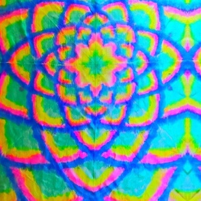 Unicorn Tiedye Mandala