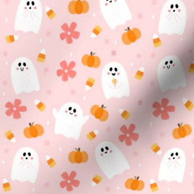 Cute Spooky Ghost Pattern