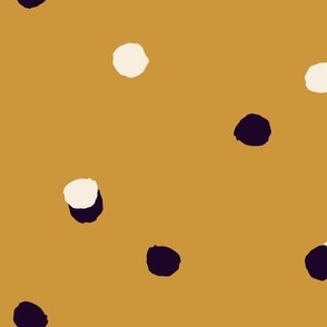 Moon phase dots - harvest gold // Large