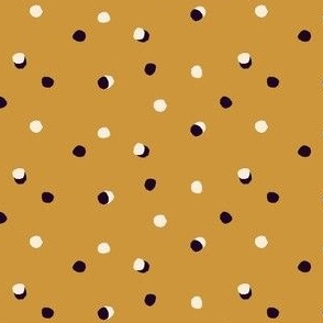 Moon phase dots - harvest gold // Small
