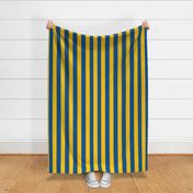 Sweden Stripes - 2" stripes, blue and yellow stripes