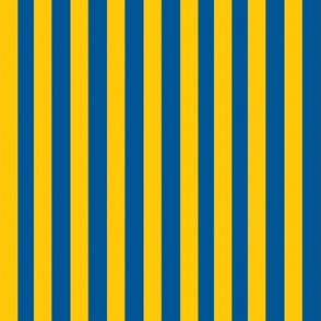 Sweden Stripes - 1" stripes, blue and yellow stripes