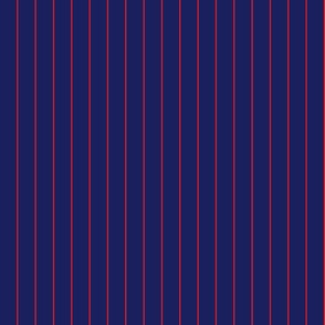 Red Pinstripe on Blue