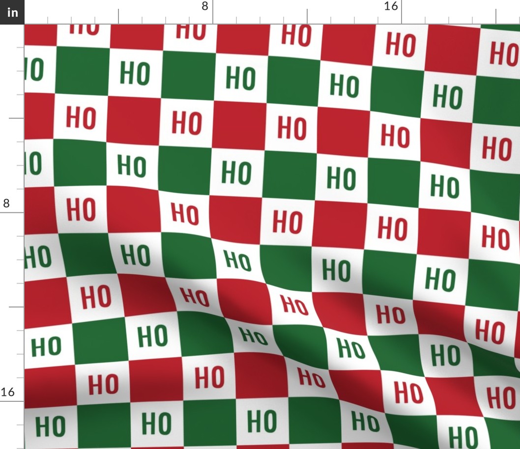 ho ho ho christmas checkers