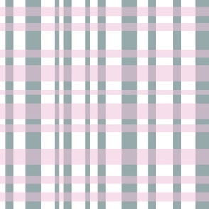 Sweet! - Gingham- pink & blue-green