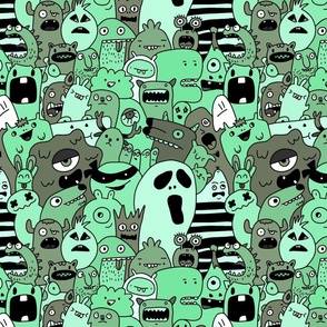 Monster Crew, green