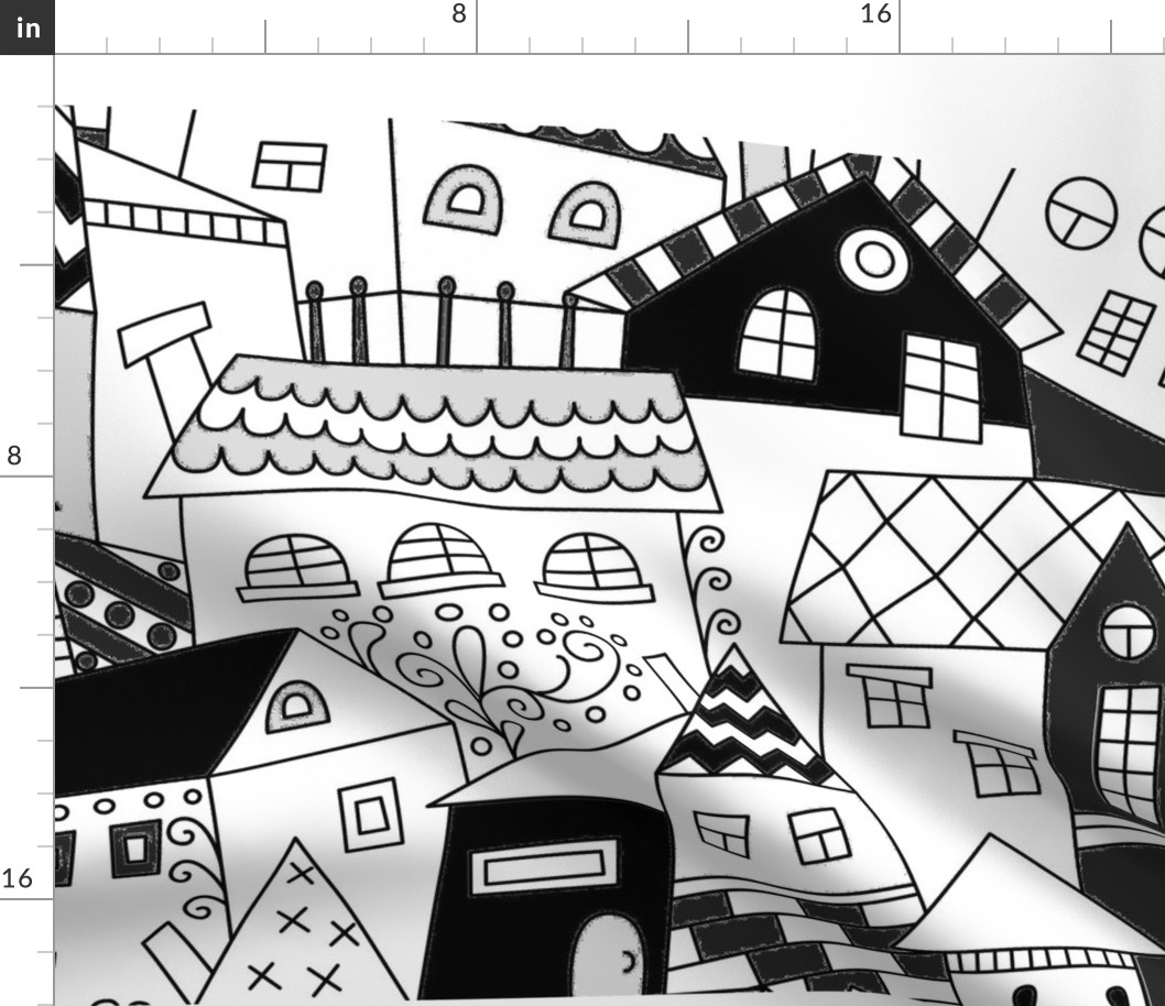 Doodle City Drawing