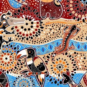 Aboriginal Australian Animals Alive