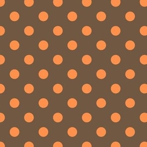  Dot - Orange and Beige