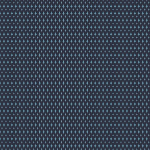 Mystic Stars Pattern - Navy & Ice Blue - Small Scale