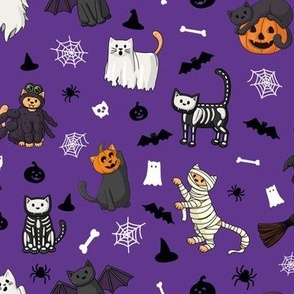 Halloween Pattern - Purple
